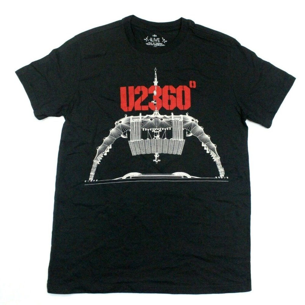U2 360° Tour 2011 Stage Itinerary Tee - S